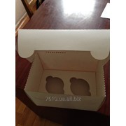 Коробка для кексов 185х120х120мм фото