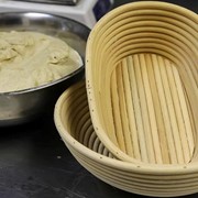 Форма для расстойки хлеба из лозы, круглая, 220*80 мм