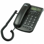 Телефон проводной RITMIX RT-440 black, без дисплея,с большими кнопками и крупн. цифрами, цвет слонов фото