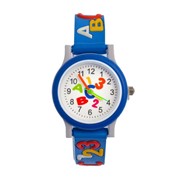 Часы наручные детские 'Цифры и буквы', d3 см, ремешок 20 см фото