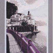Ткань мебельная Жаккардовый шенилл Como Violet фото