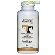 Biofan zoo indigo - пудра очищающая с маслом чайного дерева гипоаллергенная биофан зоо для собак и кошек фотография