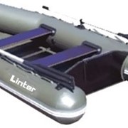 Надувная лодка Linter D 340K с жестким, наборным пайолом, усиленным алюминиевым профилем фото