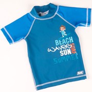 Солнцезащитная купальная футболка Banz серфер/голубой фото