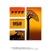 Дизайн-обогреватель “Африка“ (квадриптих) 1300 Вт фото