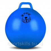 Мяч гимнастический с ручкой INDIGO IN093 55 см Голубой