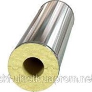 Базальтовый цилиндр для труб в оцинкованном кожухе, толщина 50, диаметр 38 мм