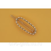 Заколка с зажимом р-р 6х2 см арт zakolka-108 фото