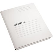 Папка-скоросшиватель А4 Attomex, картонный немелованный, белый, 3112403 фото