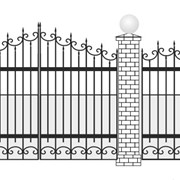 Ворота кованые Вк-11 фотография
