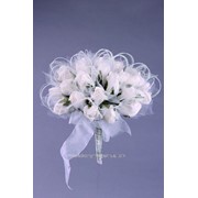 Букет Невеста, белый (латекс, 25 роз) фото