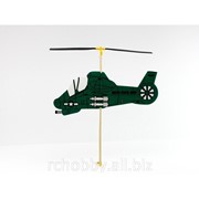 Самолёт свободнолетающий игрушка вертолет с резиномотором фотография