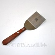 Лопатка металлическая с деревянной ручкой L=9см Proff Chef Line LQ фото