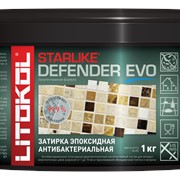 Эпоксидная затирка Litokol starlike Defender evo, S.140 nero grafite ведро 1 кг фотография