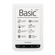 624 Basic Touch PocketBook электронная книга, E ink Pearl™, 6,0"\ 15,3 см, Белый