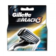 Сменные лезвия Gillette Mach3 4шт фото