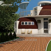 Купольный монолитный дом 88 м2. Проект, дизайн, строительство. фотография