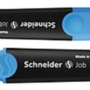 Маркер-выделитель Schneider Job, синий фотография
