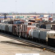 Услуги железнодорожных перевозок контейнерных грузов фотография