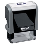 Штамп стандартный “Исх №“, оттиск 38х14 мм, синий, TRODAT 4911P4-1.23, 53565 фото