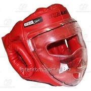 Шлем-маска для рукопашного боя красная Pro разм. XL