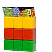 Кубики Цветные (9 элементов)