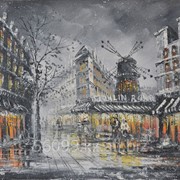 Картина “Парижские улочки. Мулен Руж“ 61х91 фотография
