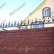 Забор металлический сварной - вариант 3 фото