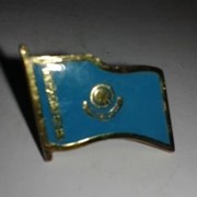 Значок “Флаг Казахстана“ фотография