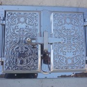 Дверца (ПР) для печки (алюминиевое литье) фото