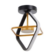 Светильник 1935/2 LED 14Вт черно-золотой 24х24х27 см фото