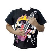 Электронная футболка - Rock Guitar фотография