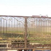 Ворота металлические, Ворота с элементами художественной ковки