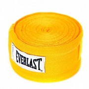 Бинт боксерский Everlast 4.55 м (пара) желтый 4456GU фотография