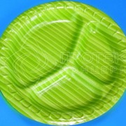 Ламинация на тарелку “зелень“ фото