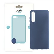 Защитный чехол PERO софт-тач для Huawei P20 Pro синий фотография