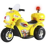 Детский мотоцикл (на аккумуляторе, свет, звук), желтый TR991 фото