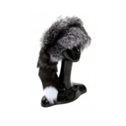 Головной убор из серебряно-черной лисицы фотография