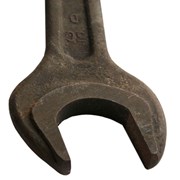 Ключ гаечный двухсторонний 27х30, черный, СССР. фото