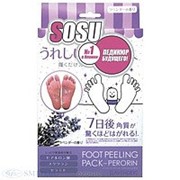 Педикюрные носочки SOSU Япония с ароматом лаванды 1 пара в уп. фото