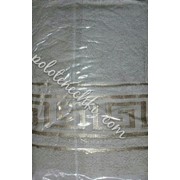 Махровое лицевое полотенце Версачи темные фото