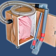 Универсальный пылесос для пунктов реставрации перопуховых изделий с функцией вакуумирования фото