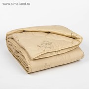 Одеяло всесезонное Адамас “Верблюжья шерсть“, размер 200х220 ± 5 см, 300гр/м2, чехол п/э фотография