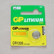 Элемент (батарейка) GP Lithium CR1220 5BP 3V. фотография