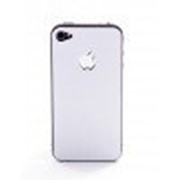Пленка защитная Eggo iPhone 4/4S Crystalcover white BackSide белая, перламутровая фотография