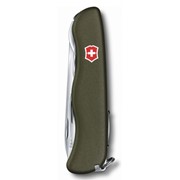 Нож Victorinox Outrider,111 мм, 14 функций, зеленый фотография