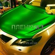 Матовый хром зеленый, винил Алматы фото