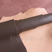 Натуральная кожа для обуви и кожгалантереи коричневый с зеленоватым оттенком(болотный) арт. СК 2085 фото