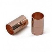 Монтаж муфты медной фото