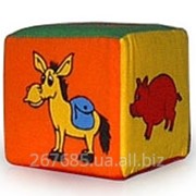 Кубик-погремушка Животные